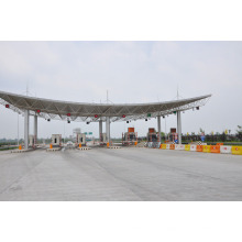 Steel Space Frame Structure Roofing System Used for Toll Station From China Manufacturer